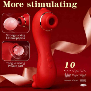 Suction device masturbation vibrator